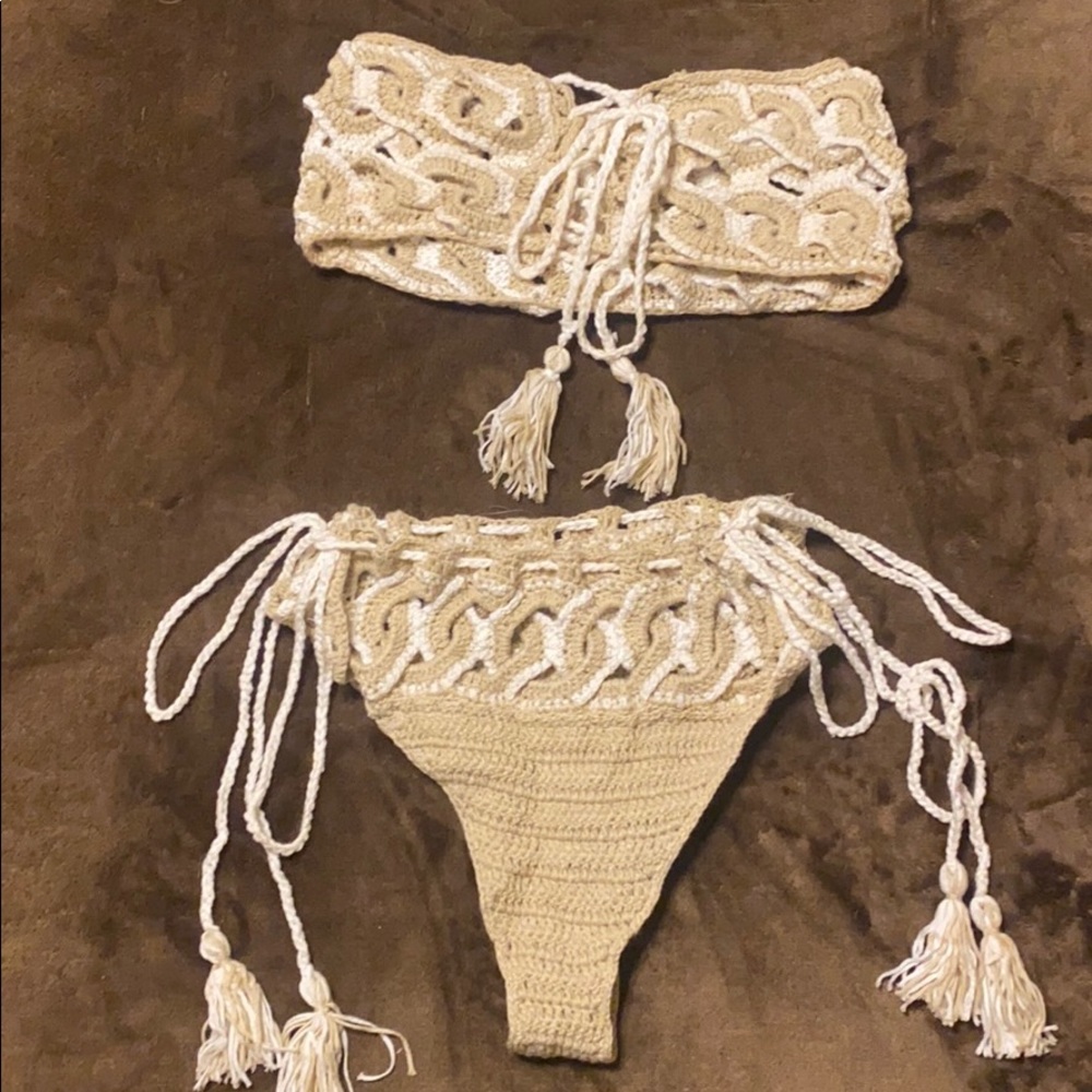 Crochet swimsuit Small